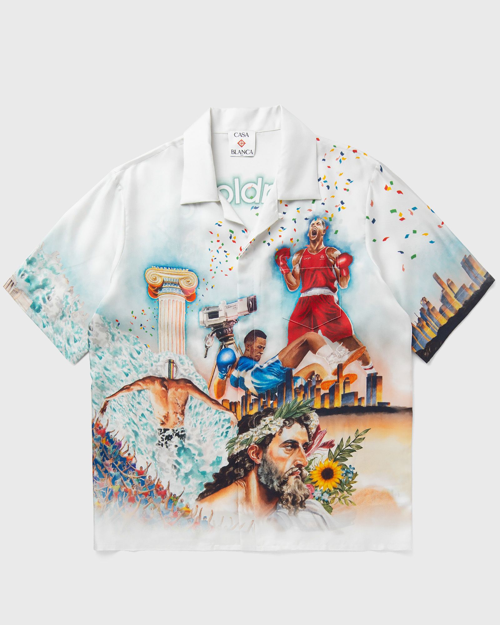 SHORT SLEEVE CUBAN COLLAR SHIRT