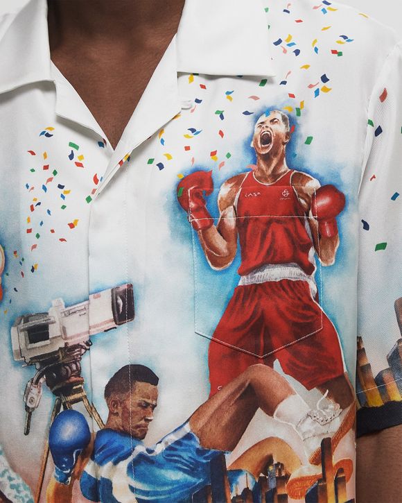 SHORT SLEEVE CUBAN COLLAR SHIRT