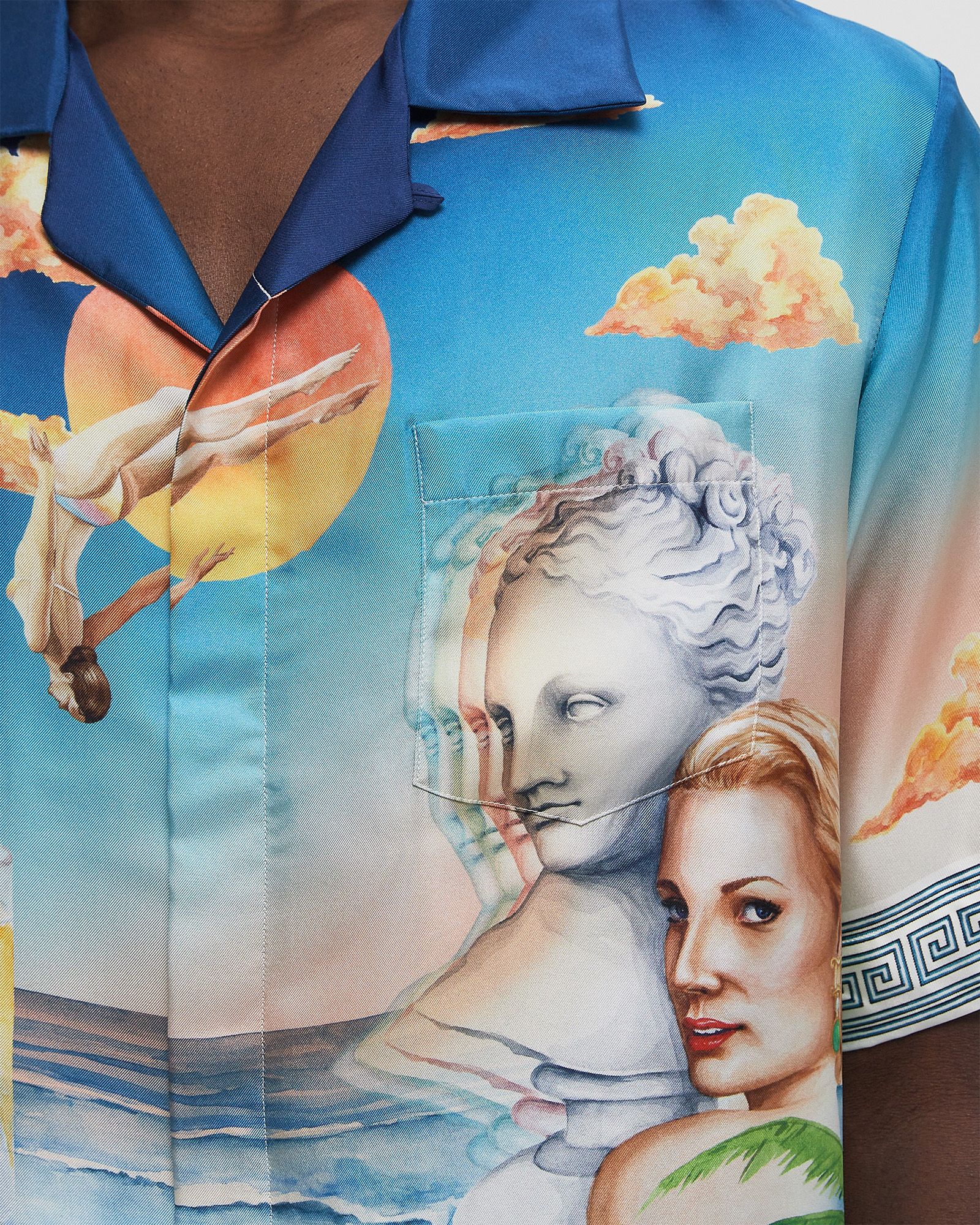 SHORT SLEEVE CUBAN COLLAR SHIRT