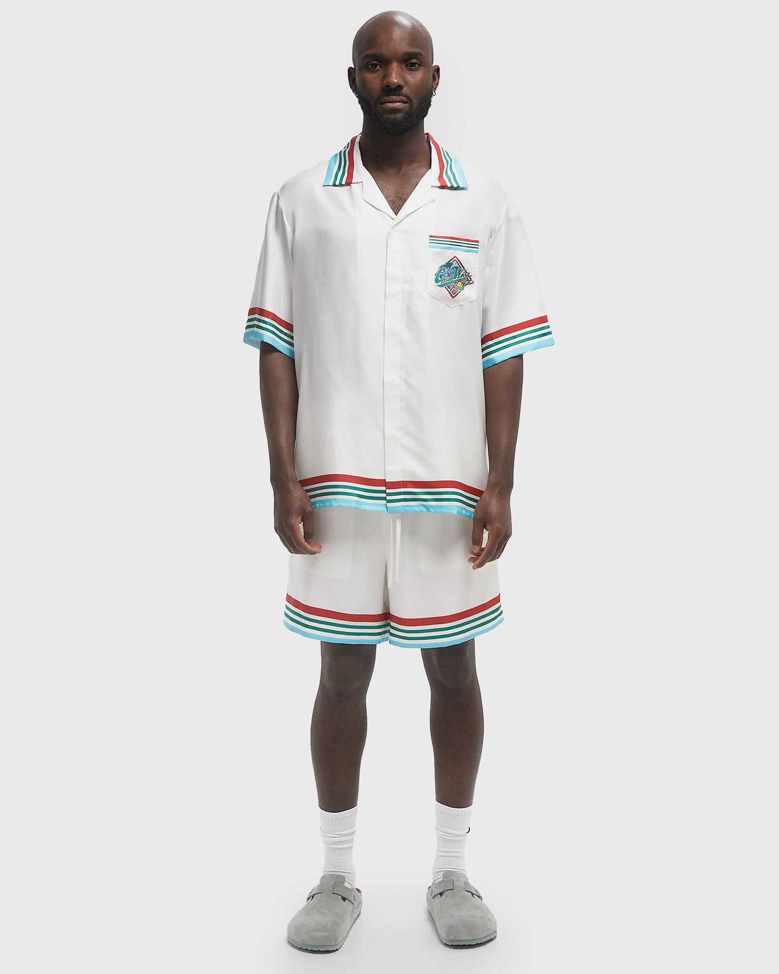 SHORT SLEEVE CUBAN COLLAR SHIRT