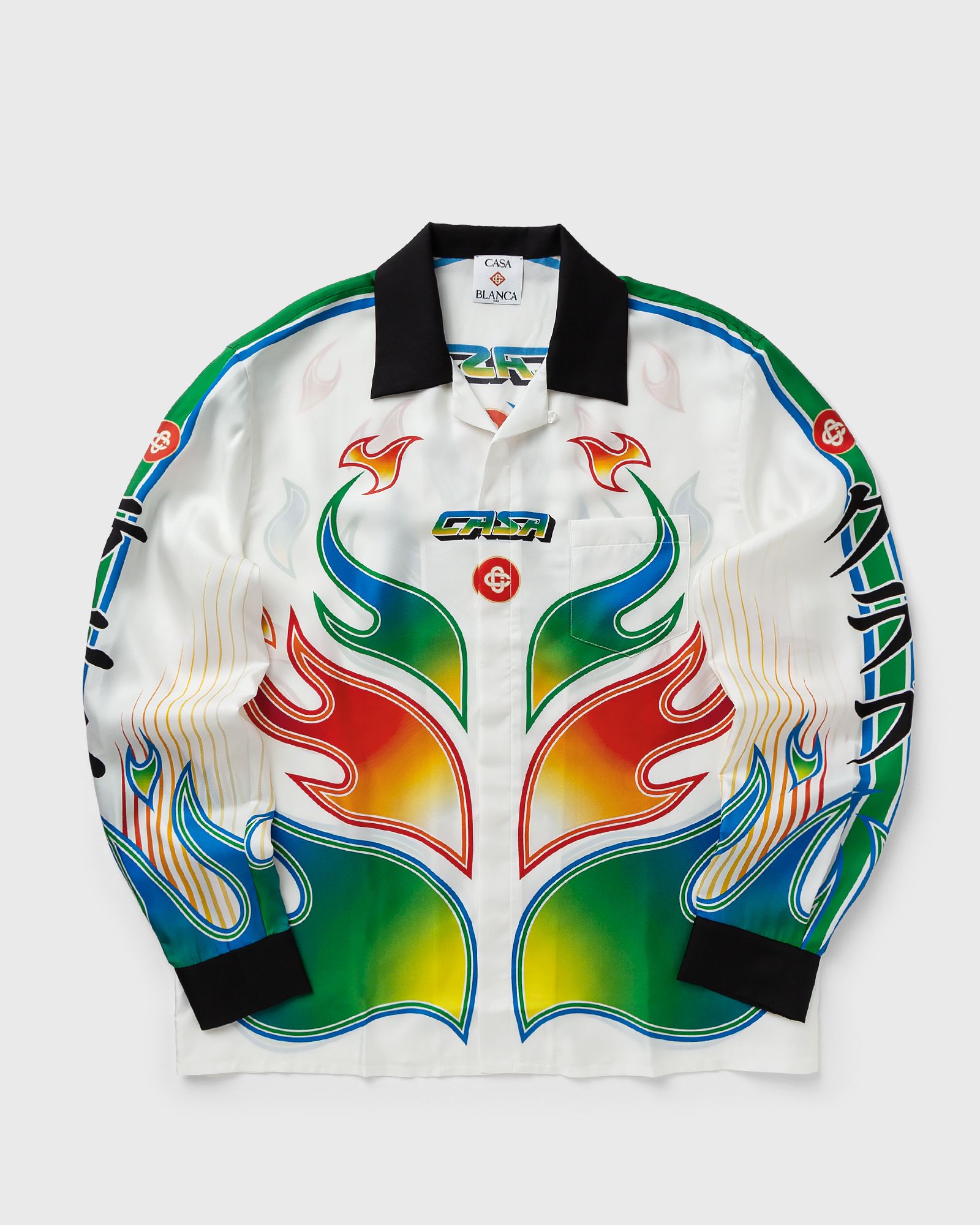 CUBAN COLLAR LONG SLEEVE SHIRT