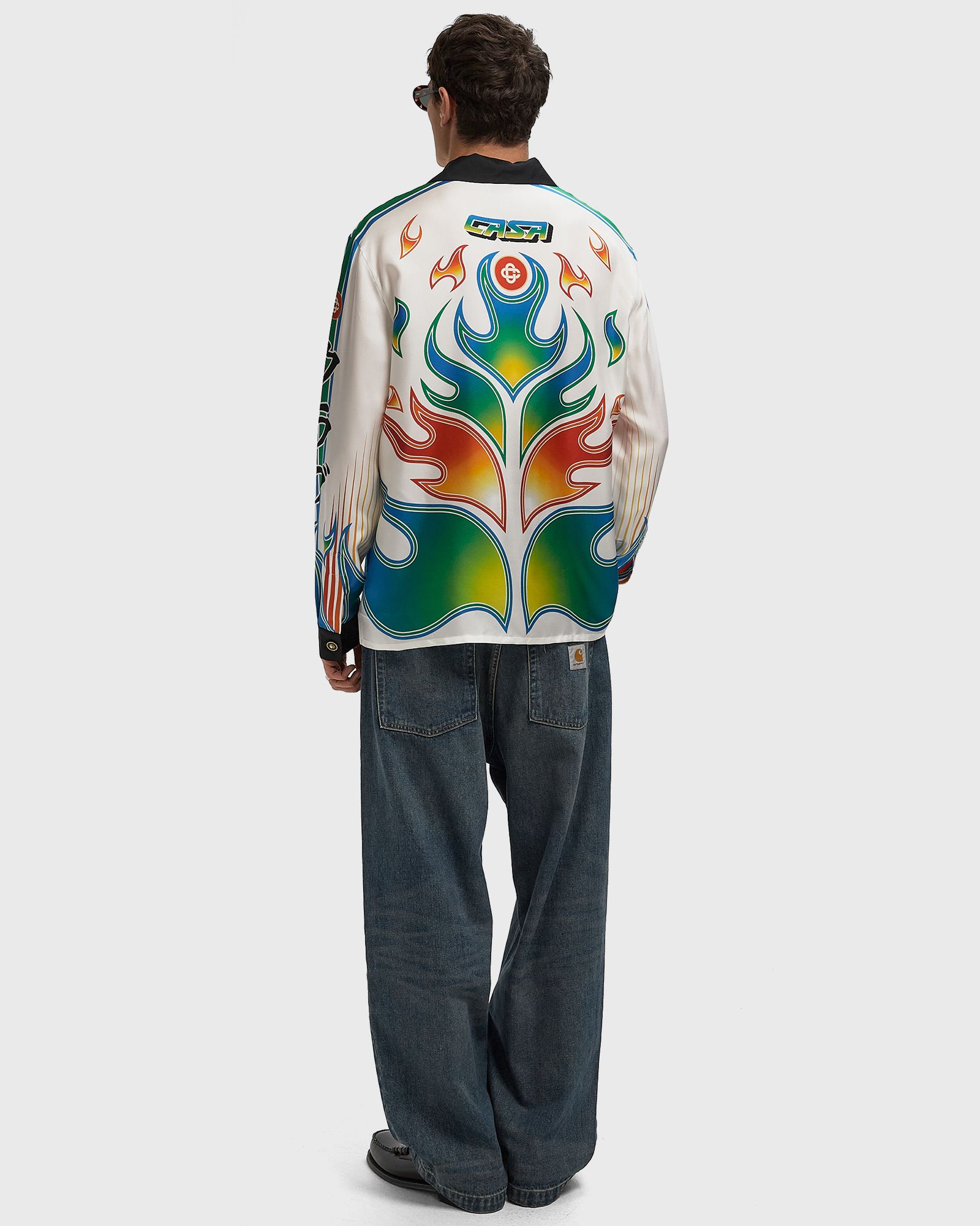 CUBAN COLLAR LONG SLEEVE SHIRT