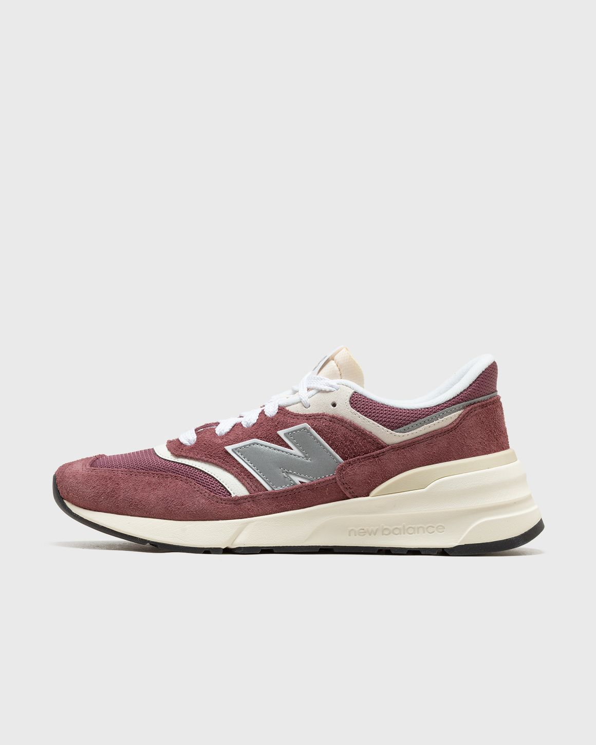 New balance m997 burgundy / brown / black best sale