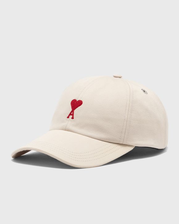 AMI Paris RED ADC EMBROIDERY CAP Beige | BSTN Store