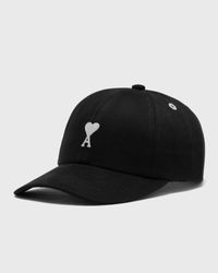 ♡ a-ya 様 ♡ AMI Paris BRODERIE AMI DE COEUR NOIR CAP Black | BSTN Store