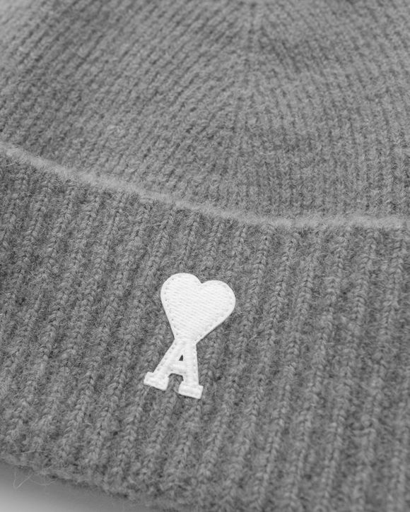 AMI Paris AMI DE COEUR BEANIE Grey | BSTN Store