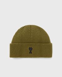 【関税・送料込み】AMI PARIS Vergine Wool Hat Beanie wool hat AMI PARIS - Nugnes1920
