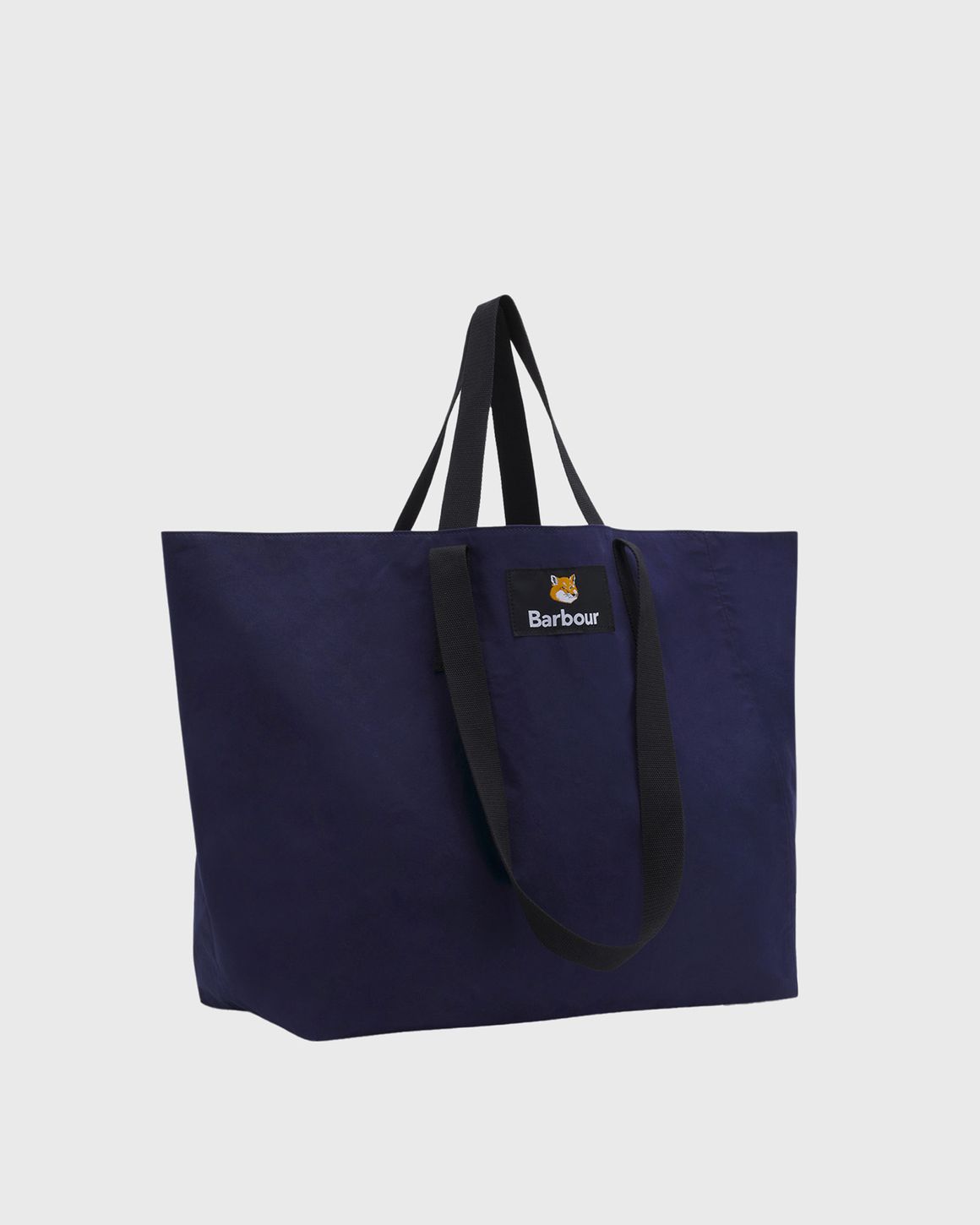 Barbour Barbour X Maison Kitsune Reversible Tote Blue | BSTN