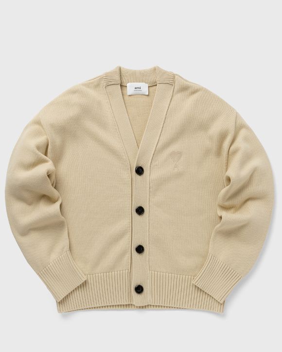 AMI Paris ADC CARDIGAN Beige | BSTN Store