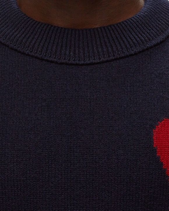 AMI Paris RED AMI DE COEUR SWEATER Blue | BSTN Store