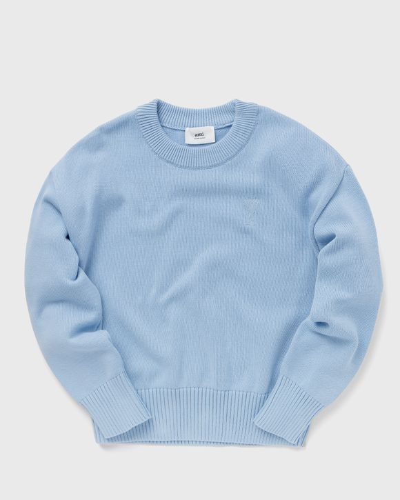 AMI Paris ADC CREWNECK SWEATER Blue | BSTN Store