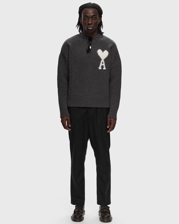 その他 naomi0626aoi0825 AMI Paris OFF-WHITE AMI DE COEUR CREW NECK SWEATER Grey