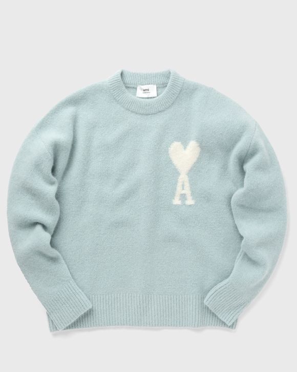 AMI Paris OFF WHITE ADC SWEATER Blue | BSTN Store