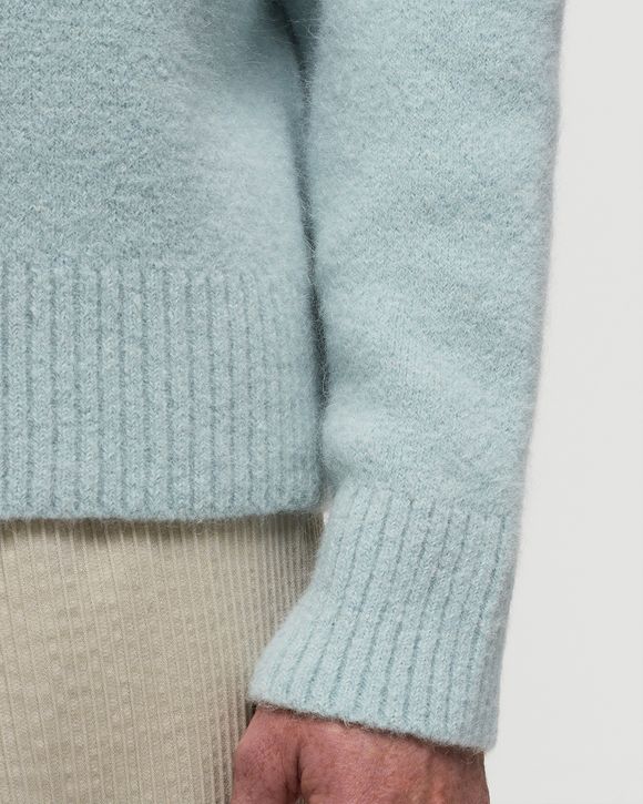 ami♡*°　1225 Buy Ami Knit Sweater 'Pearl Grey/Ivory' - UKS025 KN0032 090