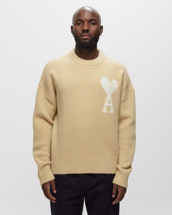 AMI Paris OFF WHITE ADC SWEATER Beige | BSTN Store