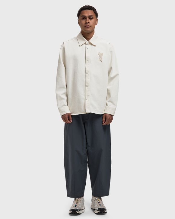 OVERSHIRT WITH KNITTED AMI DE COEUR