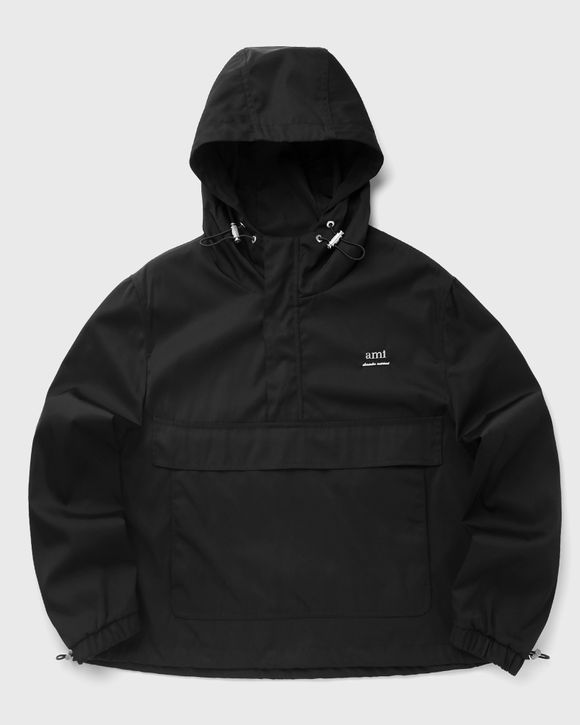 AMI Paris HOODED AMI WINDBREAKER Black | BSTN Store