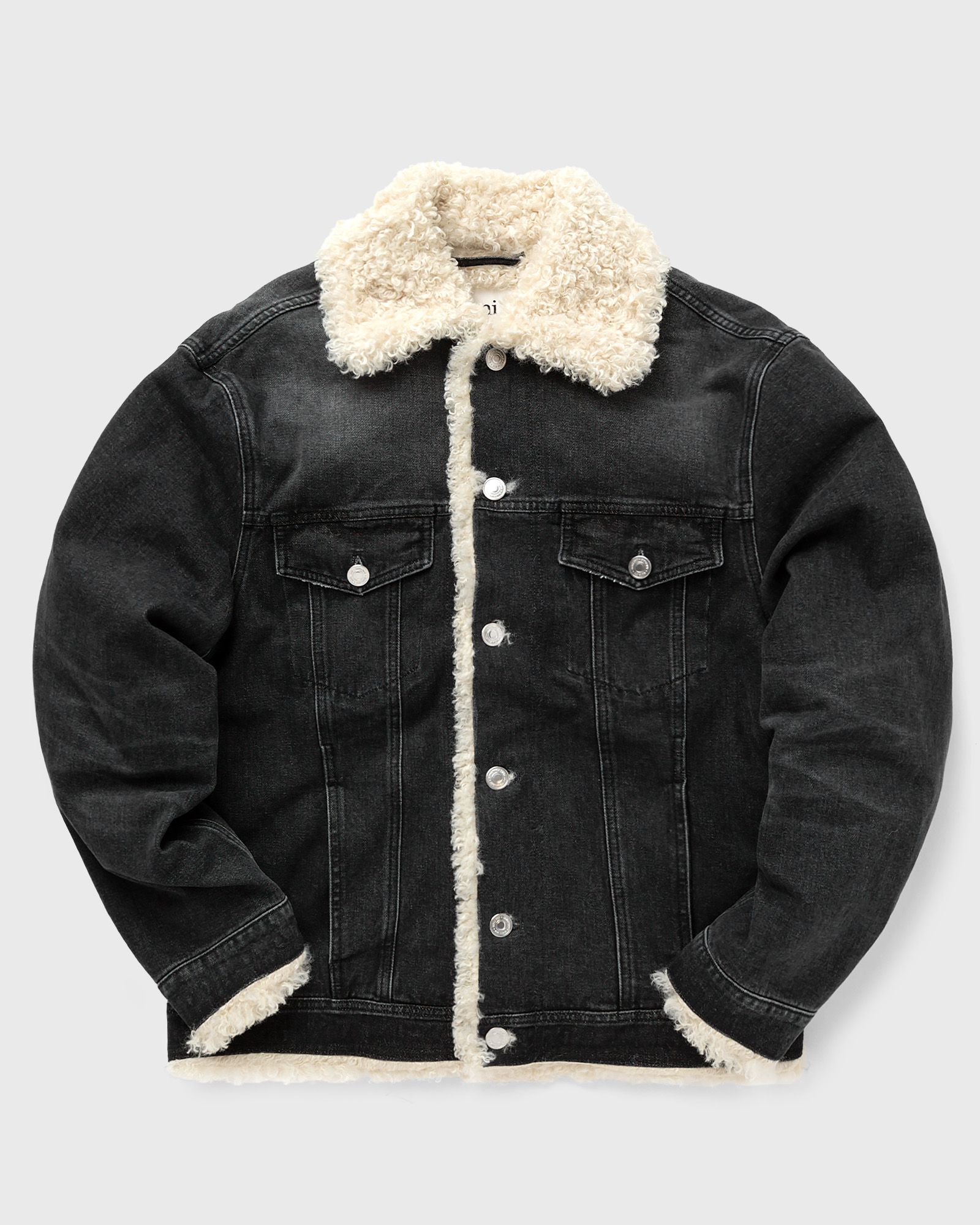TRUCKER JACKET LINED WITH SYNTHETIC FUR