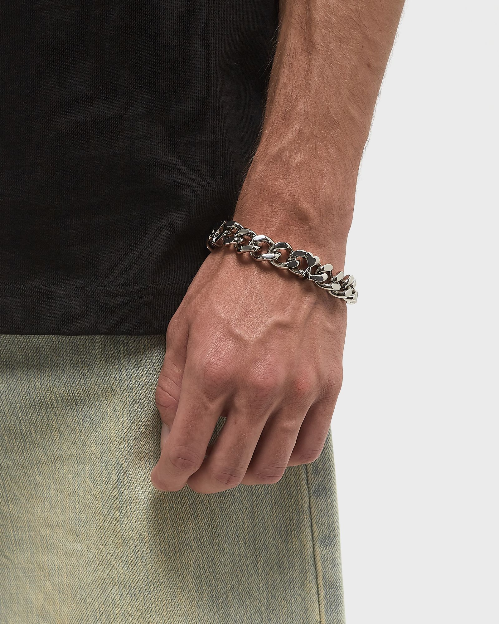 AMI Paris ADC CHAIN BRACELET Silver | BSTN Store