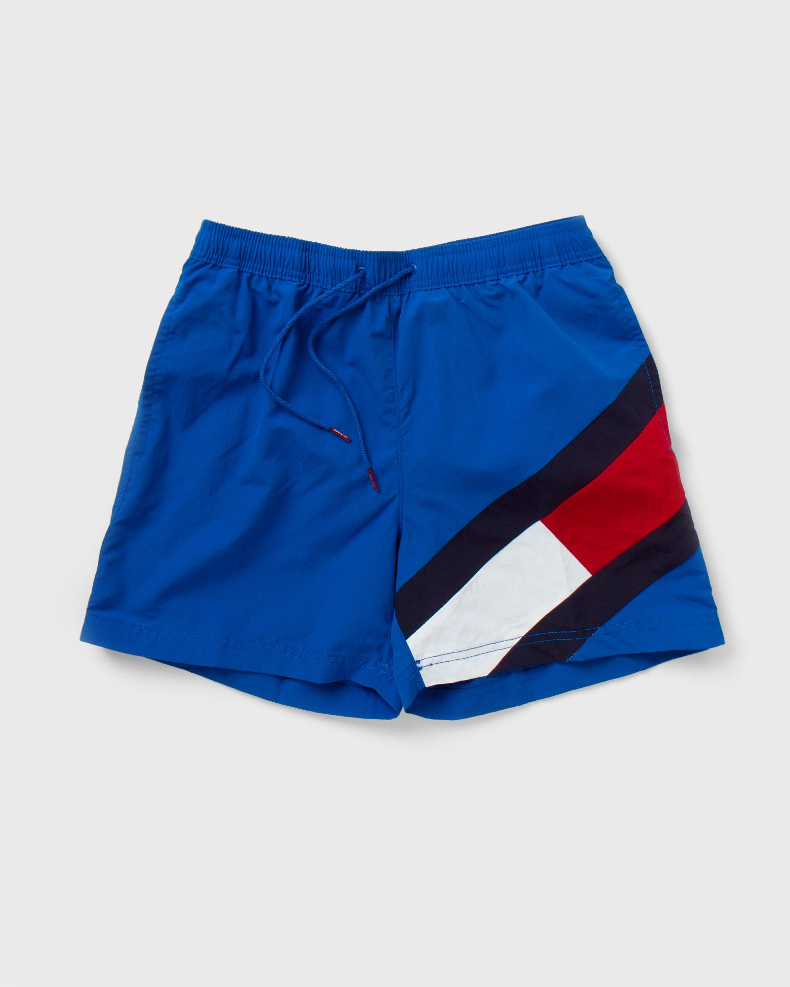 COLOUR-BLOCKED SLIM FIT MID LENGTH SWIM SHORTS