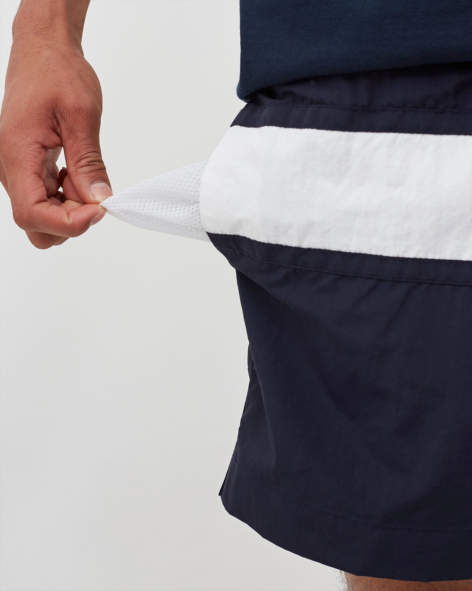 FLAG REGULAR FIT MID LENGTH SWIM SHORTS