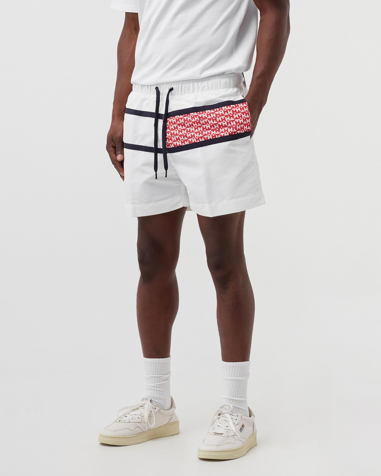 MONOGRAM PANEL SWIMSHORT