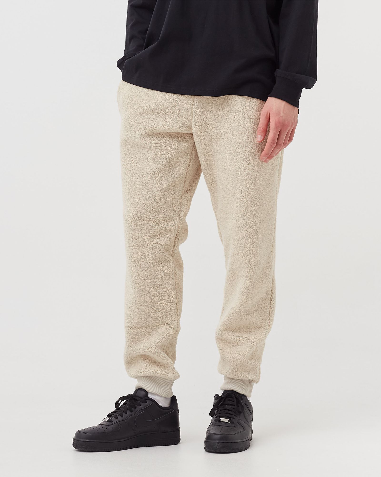 LOUNGE RECYCLED SHERPA JOGGERS
