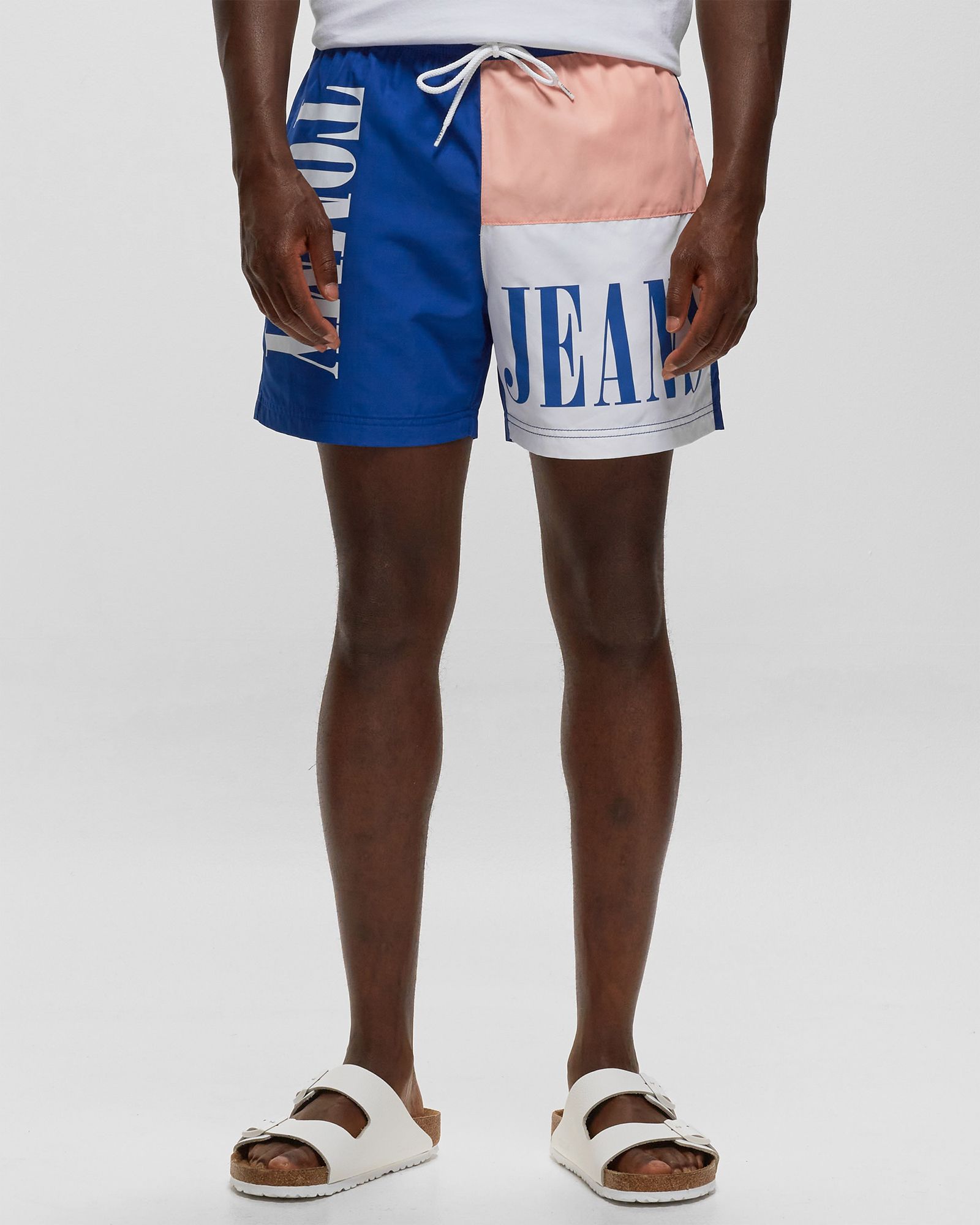 MEDIUM DRAWSTRING COLORBLOCK SHORTS