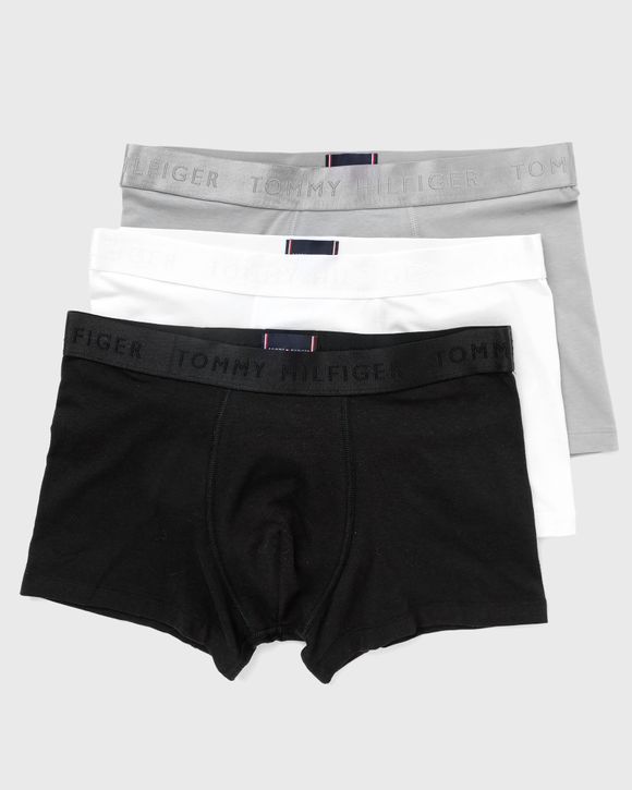 3PK Tommy Hilfiger Men's M Size Cotton Classic Trunk Underwear Multi  Black/Grey