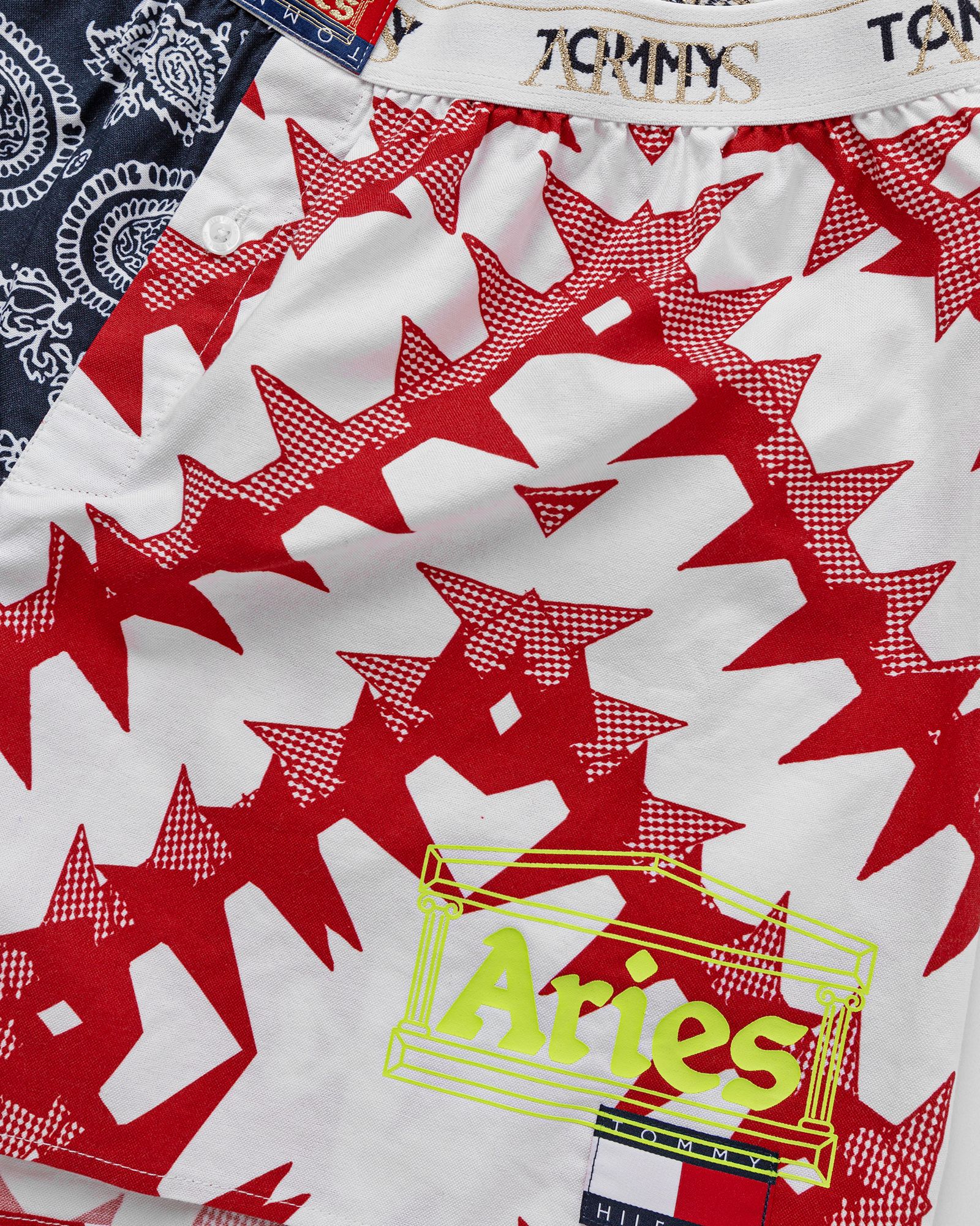 TOMMY X ARIES BOXER SHORTS - BANDANA PRINT 