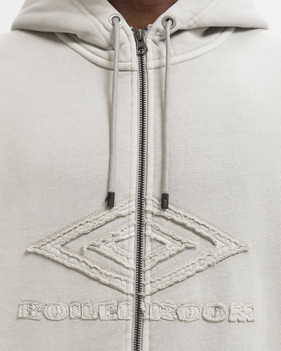 Boiler Room X UMBRO APPLIQUE HOODY Grey | BSTN Store