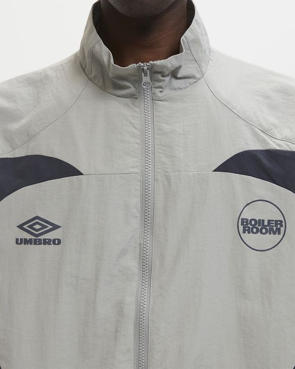 ジャケット・アウター L UMBRO BOILER ROOM SHELL TRACK TOP Grey Boiler Room x Umbro Shell Tracktop - Boiler Room