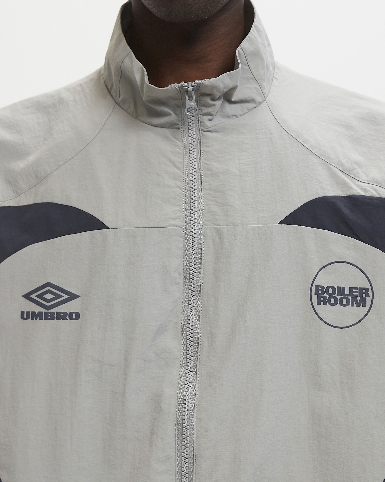 Boiler Room X UMBRO SHELL TRACKTOP Grey | BSTN Store