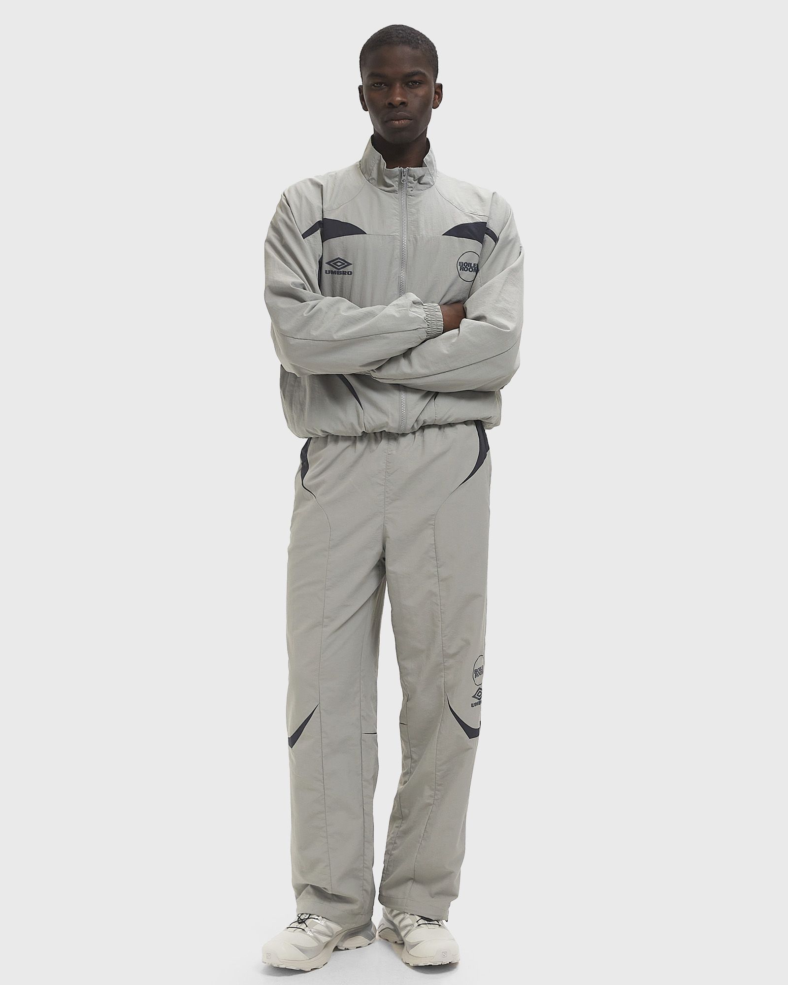 Boiler Room X UMBRO SHELL TRACK PANT Grey | BSTN Store