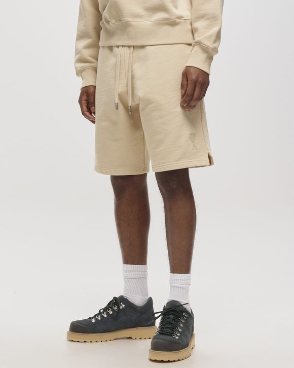 AMI Paris TONAL AMI DE COEUR SHORT Beige | BSTN Store