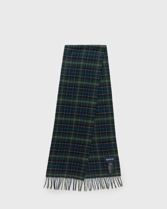 Barbour TARTAN LAMBSWOOL SCARF Green BSTN Store