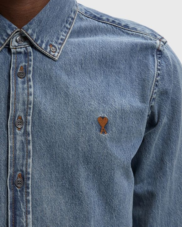 CONTRASTED AMI DE COEUR SHIRT