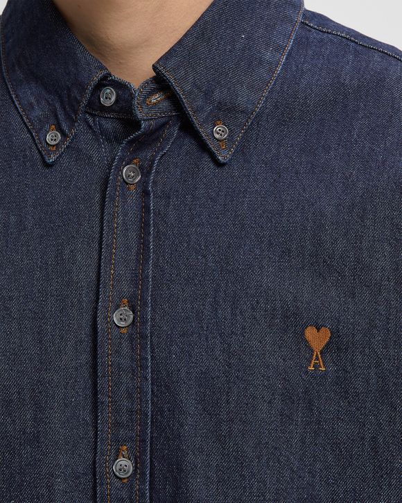 CONTRASTED AMI DE COEUR SHIRT