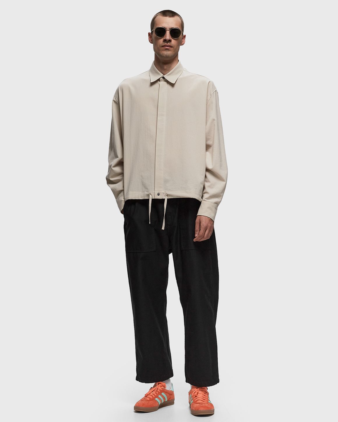 alors paris pantalon sam ブラウン2 pantalon sam alors paris ブラウン2