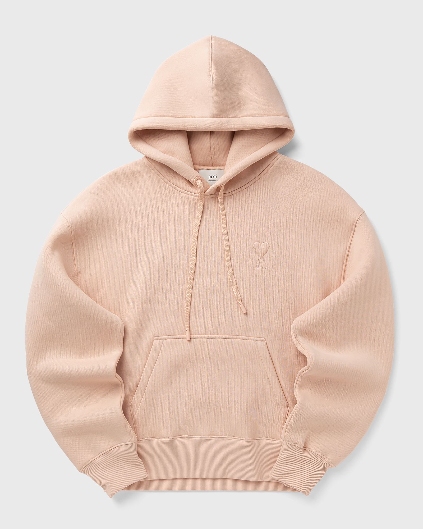 ✩ Ami ✩ AMI Paris BIG AMI DE COEUR EMBOSSED HOODIE Pink | BSTN Store