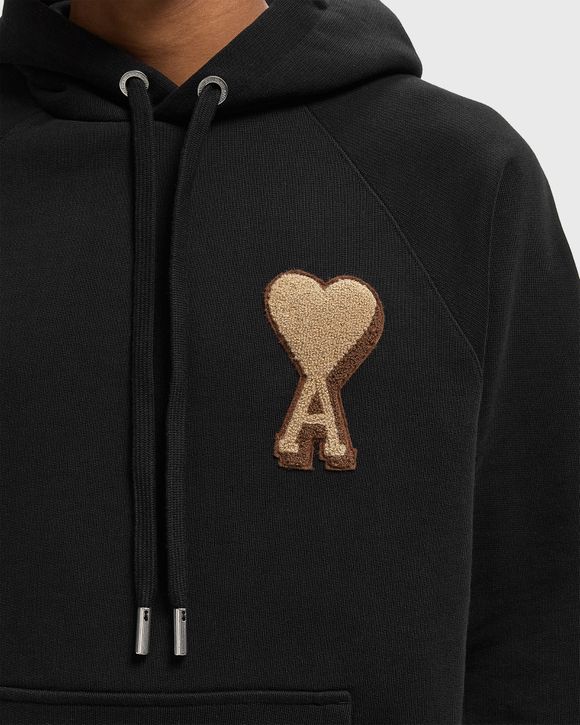 AMI Paris HOODIE WITH ADC PATCH Black | BSTN Store