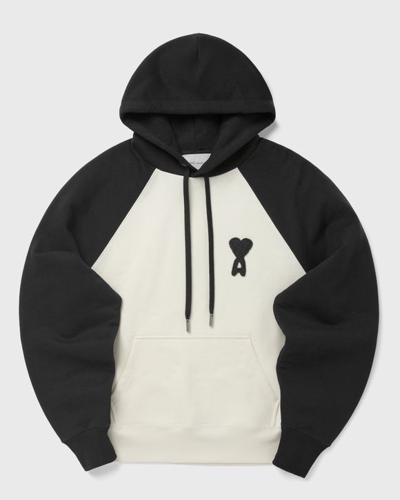 BOXY FIT HOODIE WITH AMI DE COEUR KNITTED PATCH