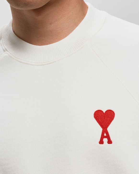 AMI Paris TONAL ADC SWEATSHIRT White | BSTN Store