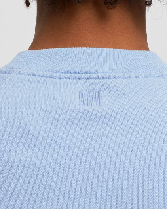 【AMI PARIS】★de Coeur Tone-On-Tone Sweatshir.t Sky Blue AMI Paris TONAL AMI DE COEUR SWEATSHIRT Blue | BSTN Store