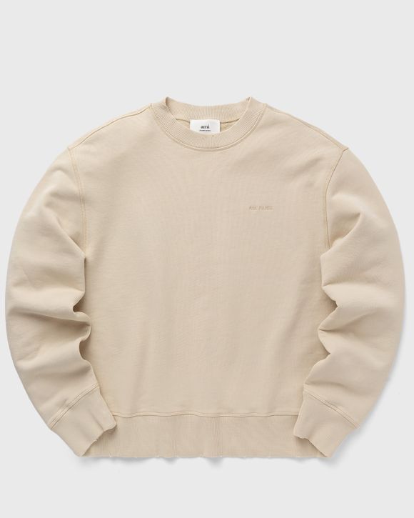 AMI Paris FADE OUT SWEATSHIRT Beige | BSTN Store