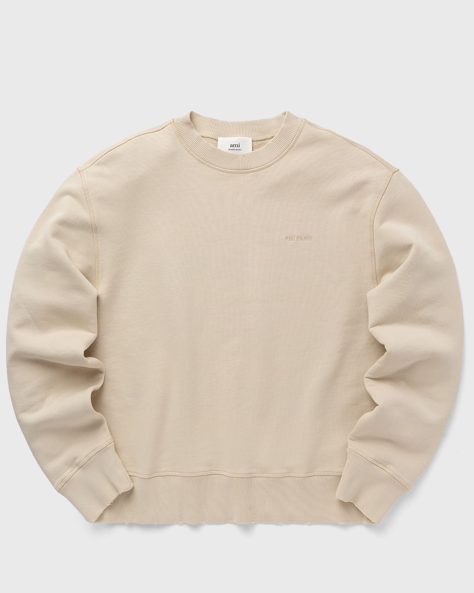 AMI Paris FADE OUT SWEATSHIRT Beige | BSTN Store
