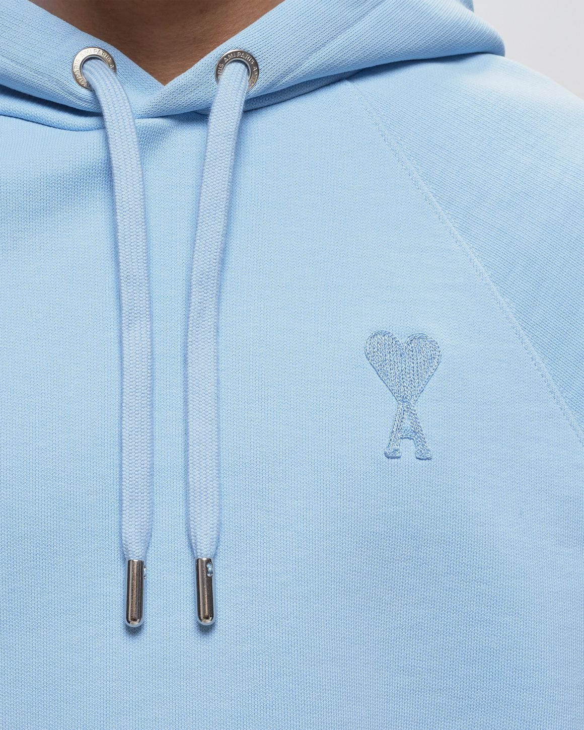 AMI Paris TONAL ADC HOODIE Blue | BSTN Store