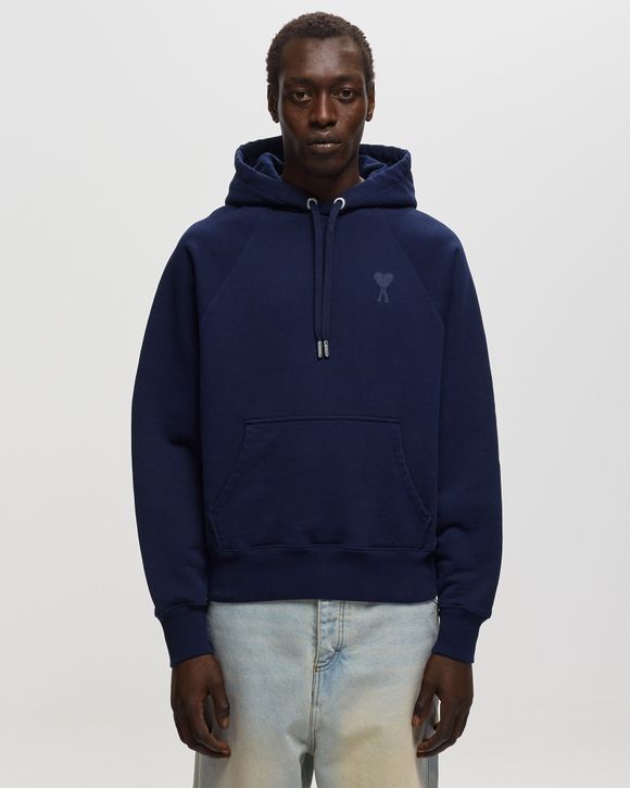 AMI Paris TONAL ADC HOODIE Blue BSTN Store