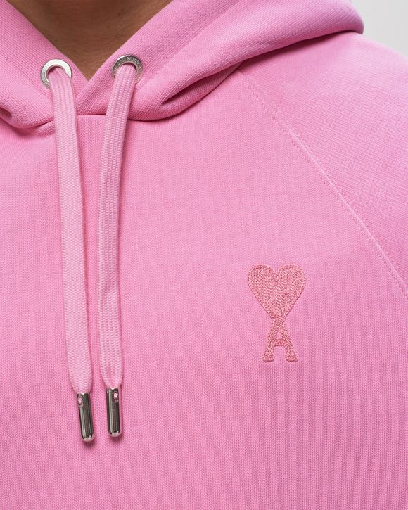 AMI Paris TONAL ADC HOODIE Pink CANDY PINK CANDY PINK