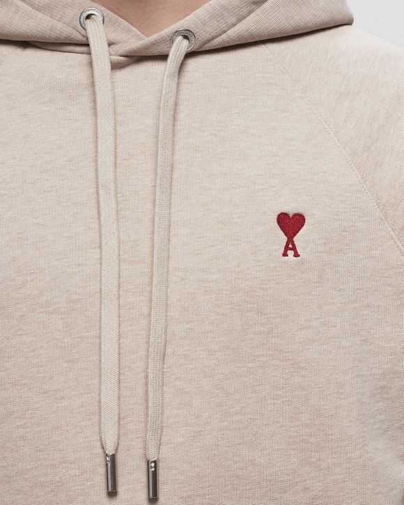 AMI Paris HOODIE AMI DE COEUR Beige | BSTN Store